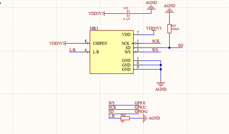 I²S microphone — published Arm hardware reference.